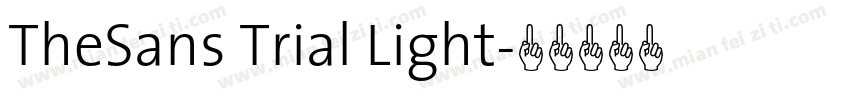 TheSans Trial Light字体转换